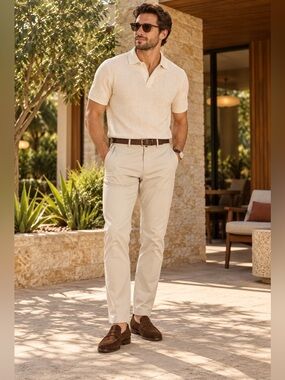 Bonobos Men’s Slim Fit Chino Pants Beige Khaki Size 31x32